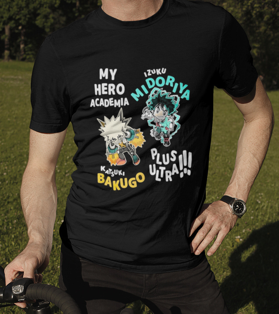 My Hero Academia Izuku Midoriya Katsuki Bakugo Plus Ultra T-Shirt