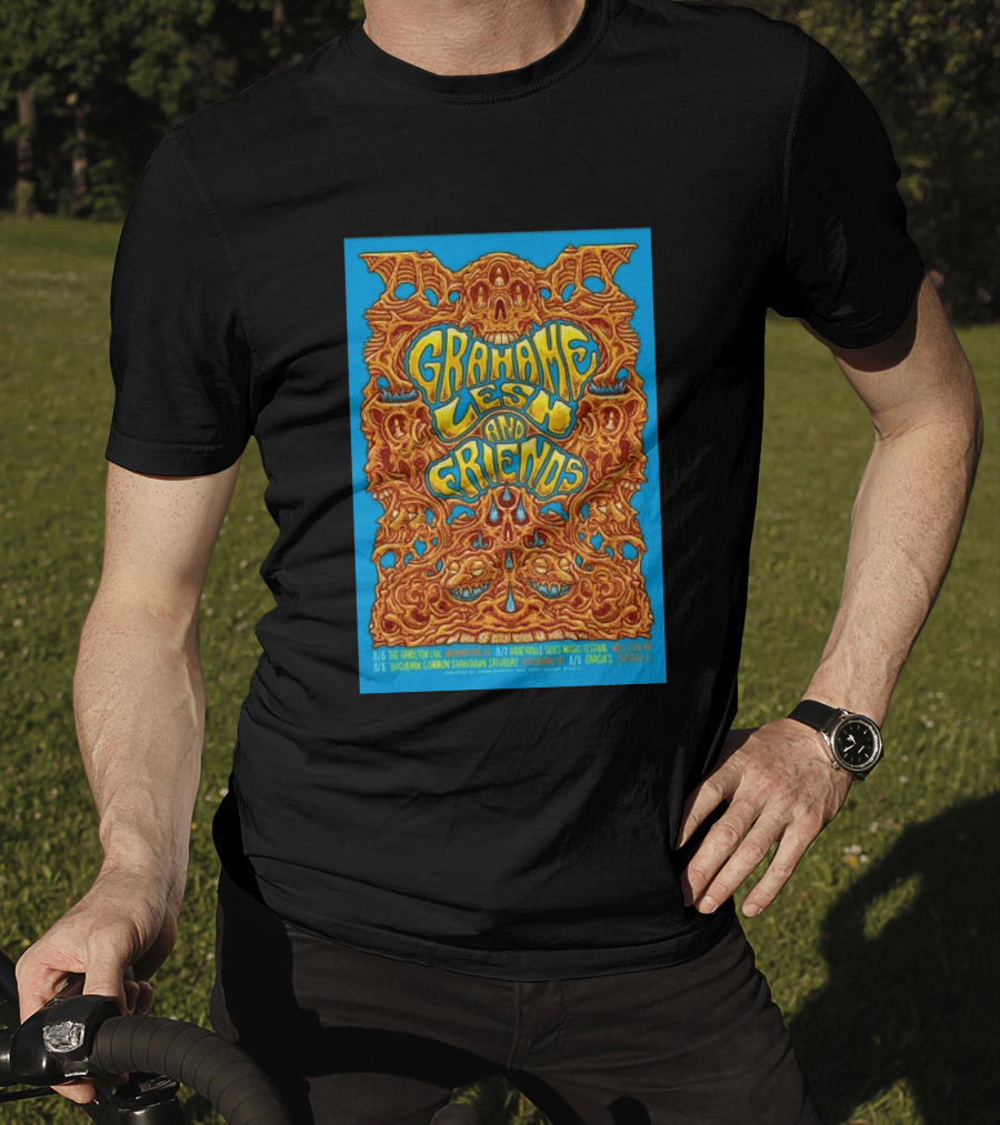 Grahame Lesh And Friends Tour August 2026 Hamilton Annapolis Ridgefield Buchanan Common Garcia's T-Shirt