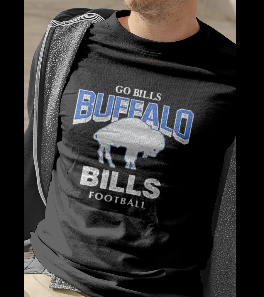 Go Bills Buffalo Bills Football History T-Shirt
