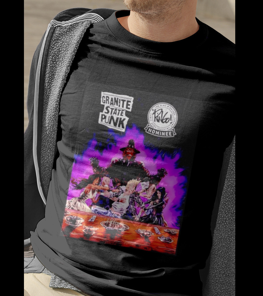 Granite State Punk Mike Wieringo Comic Book Industry Awards Nominee Vibrant Comic T-Shirt