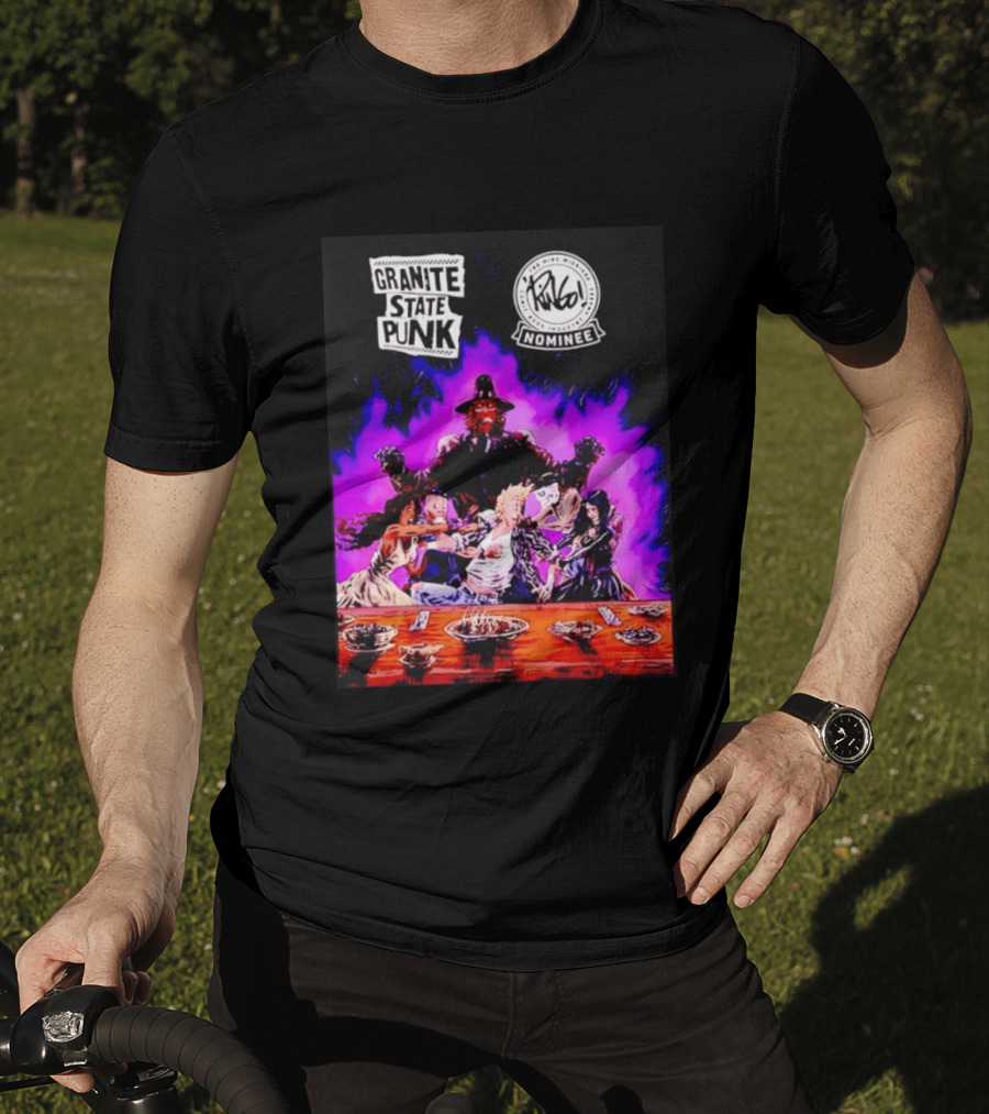 Granite State Punk Mike Wieringo Comic Book Industry Awards Nominee Vibrant Comic T-Shirt