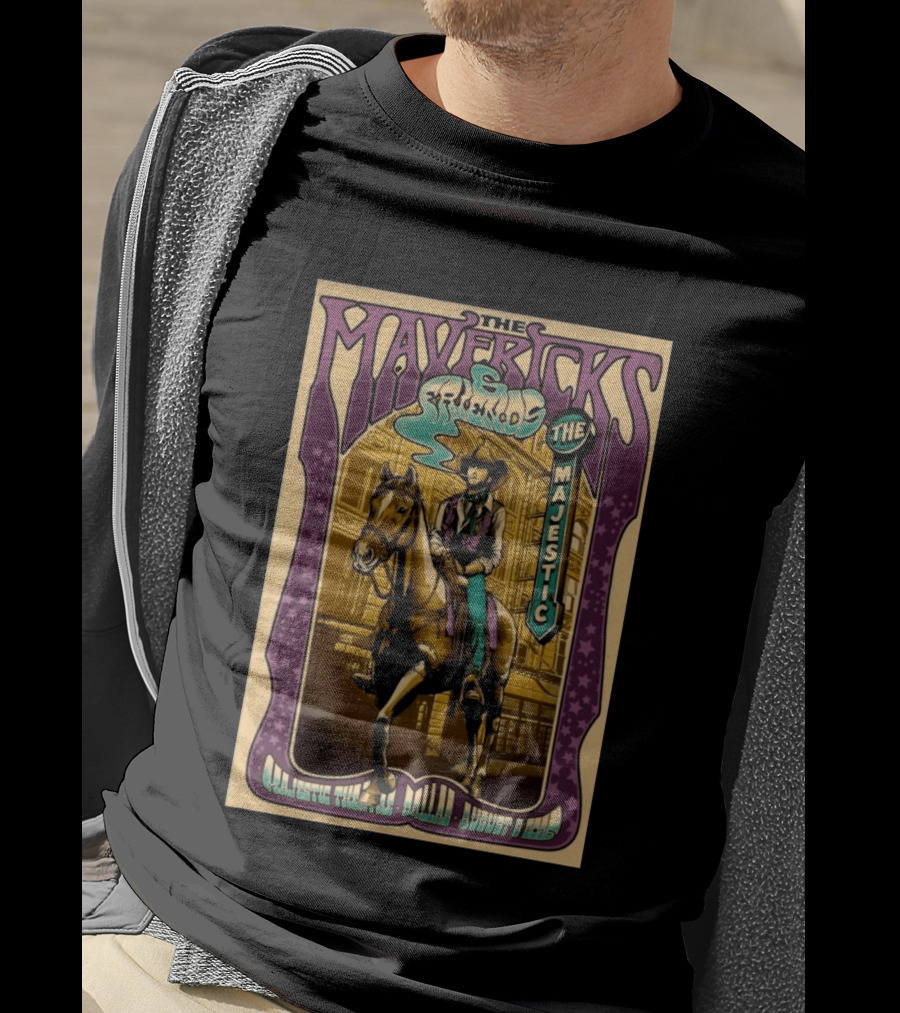 The Mavericks Majestic Theatre Dallas August 8 2026 Tour T-Shirt