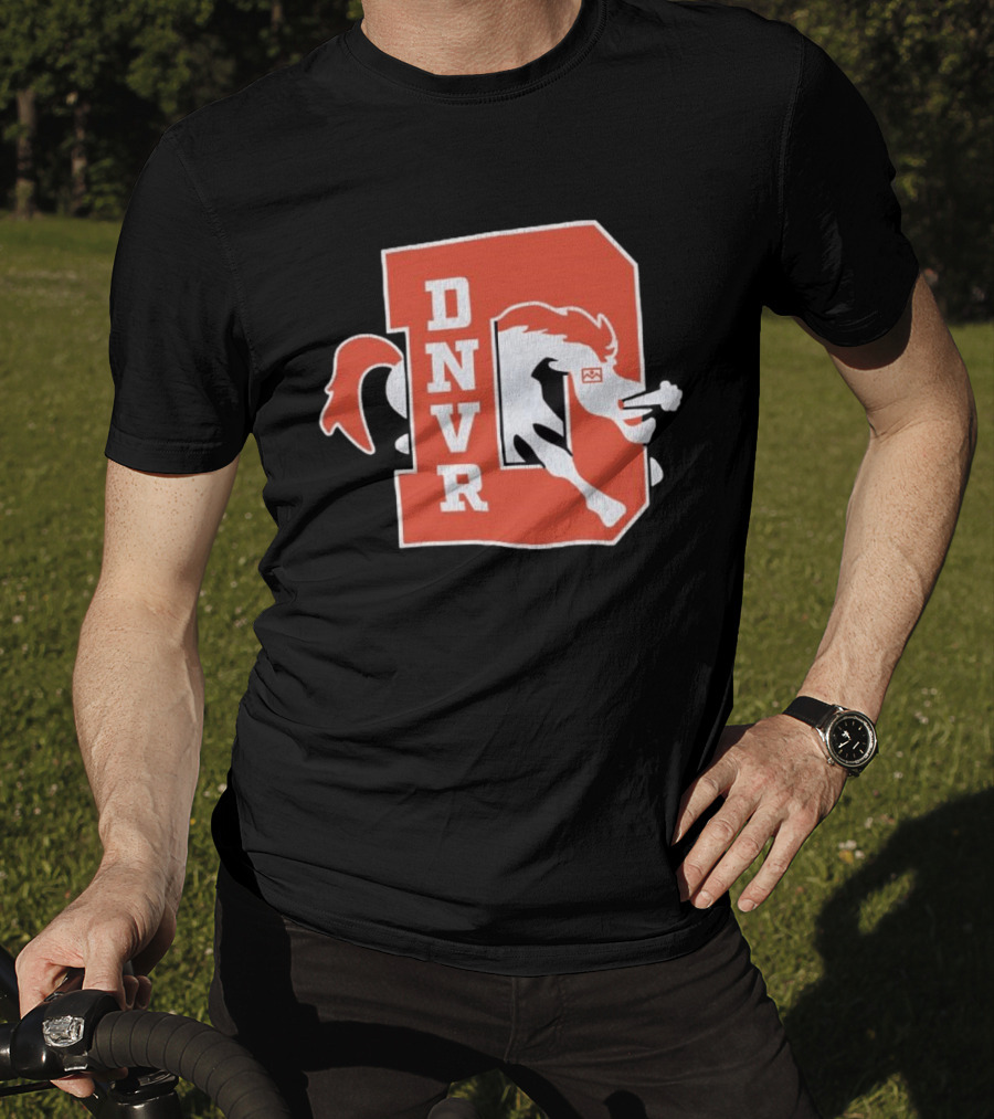 DNVR Denver Broncos Retro Horse Head T-Shirt
