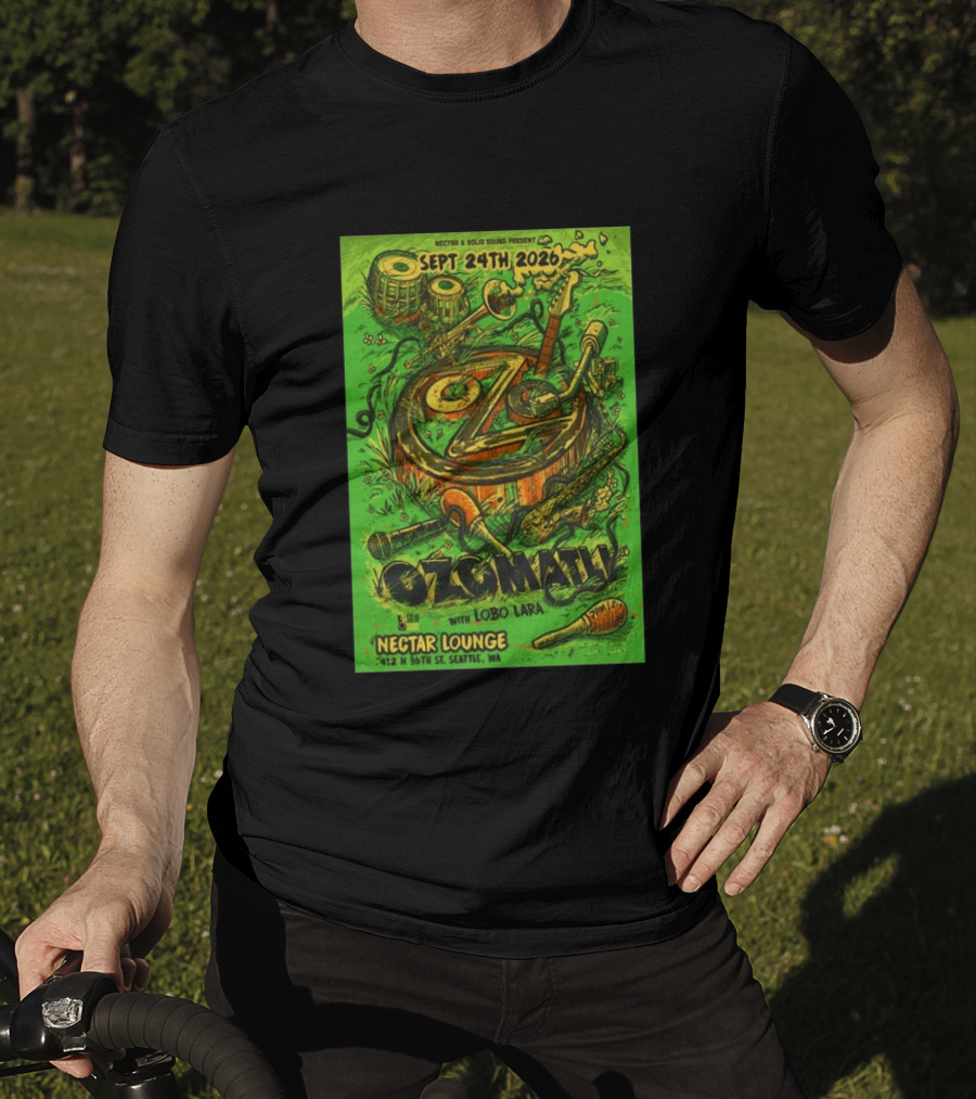 Ozomatli At Nectar Lounge Seattle With Lobo Lara September 24th 2026 T-Shirt