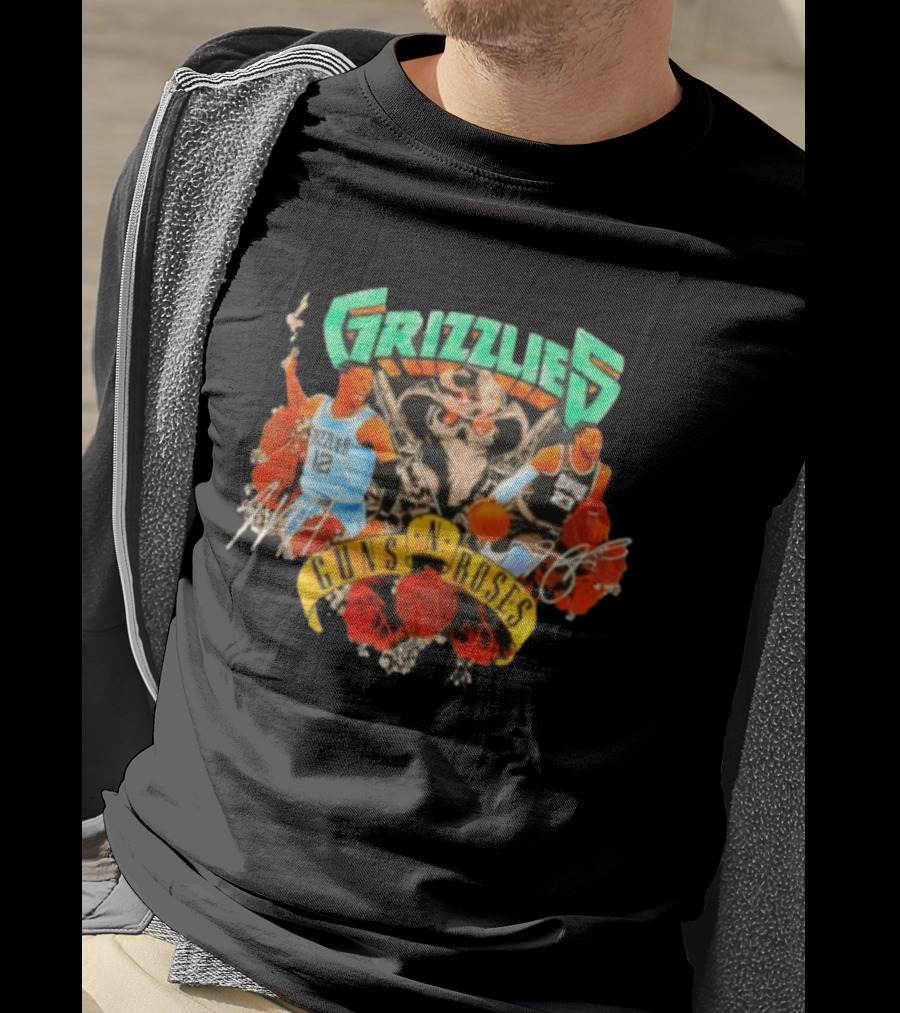 Guns N' Roses Grizzlies Ja Morant Memphis Basketball T-Shirt