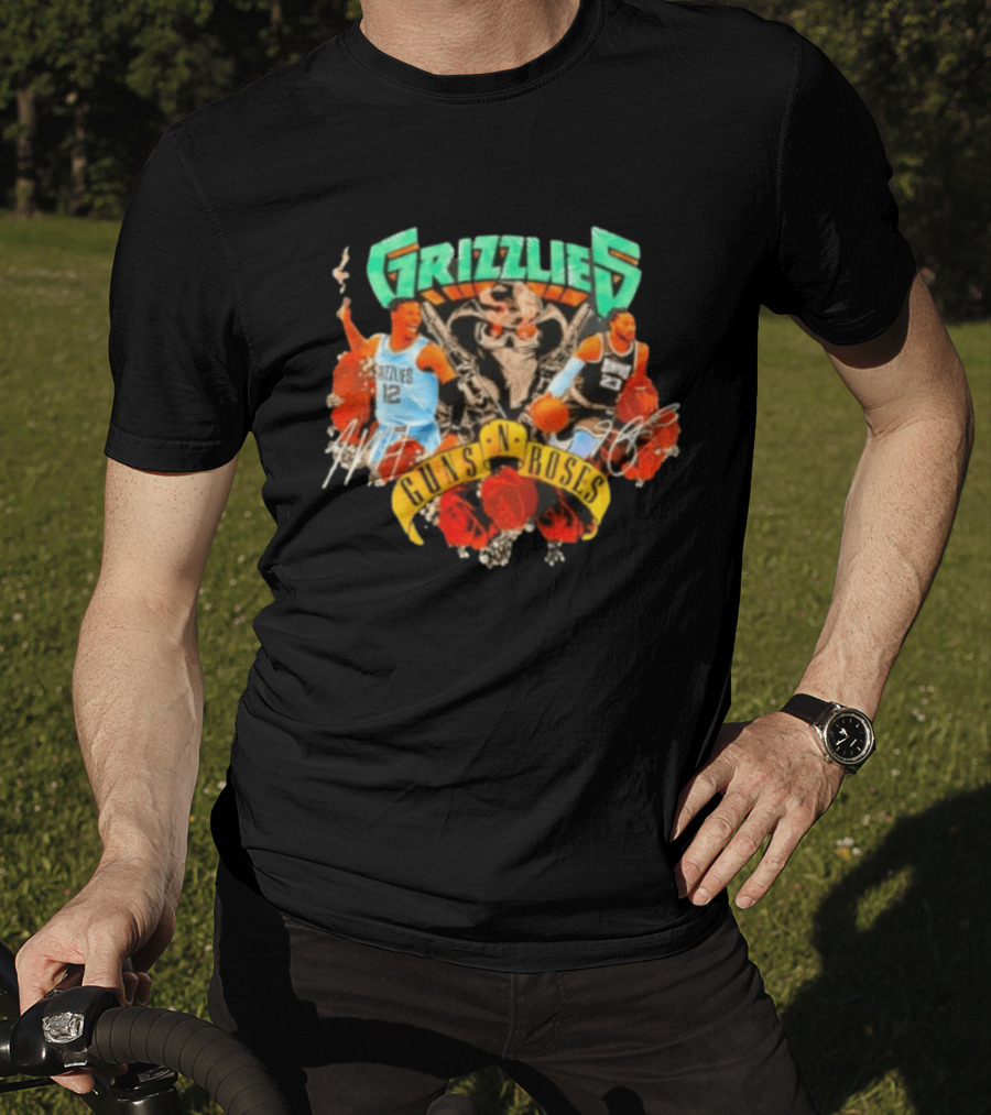Guns N' Roses Grizzlies Ja Morant Memphis Basketball T-Shirt