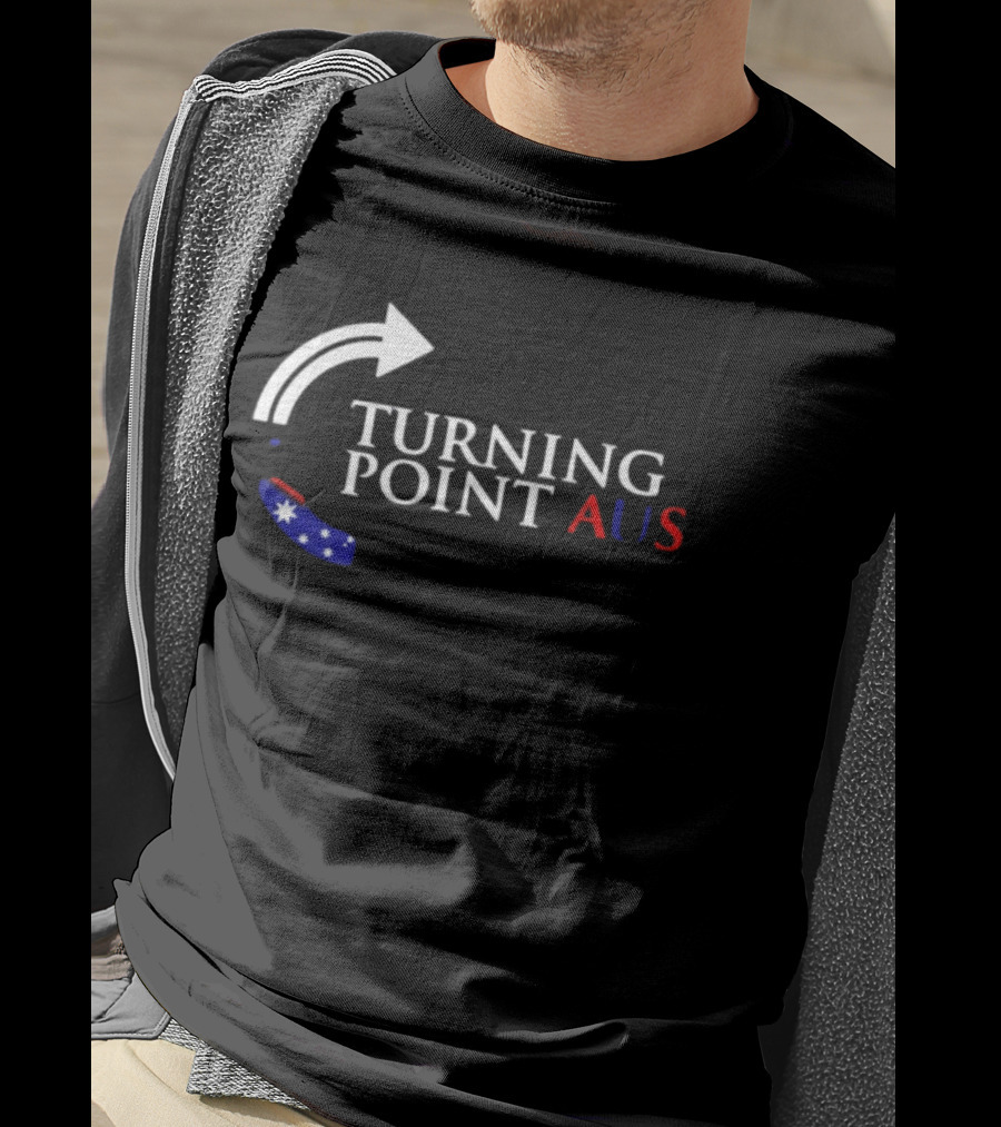 Turning Point AUS Boomerang Arrow Flag T-Shirt