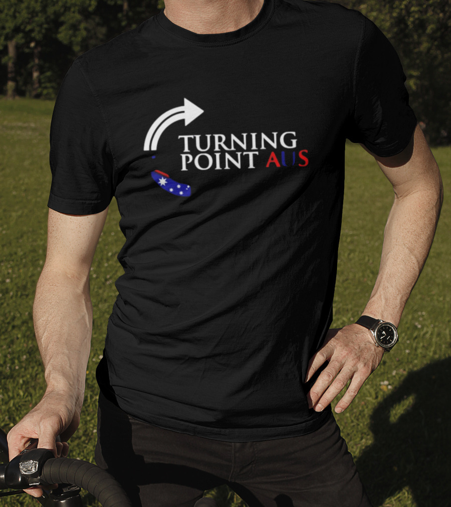 Turning Point AUS Boomerang Arrow Flag T-Shirt