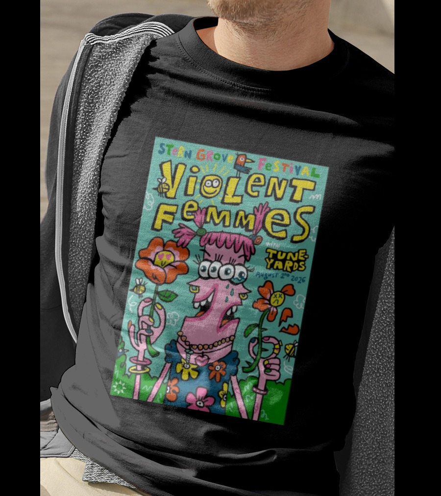 Stern Grove Festival Violent Femmes Tune Yards August 2 2026 San Francisco T-Shirt