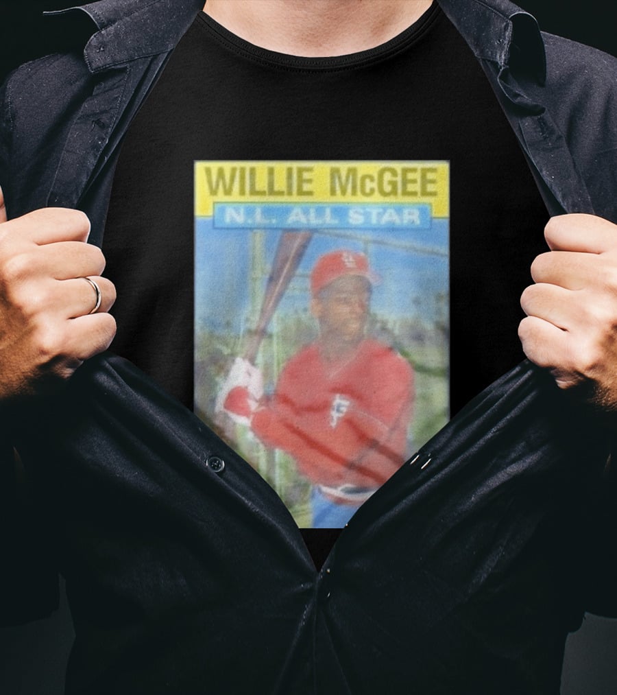 WILLIE McGEE N.L. ALL STAR OF T-Shirt