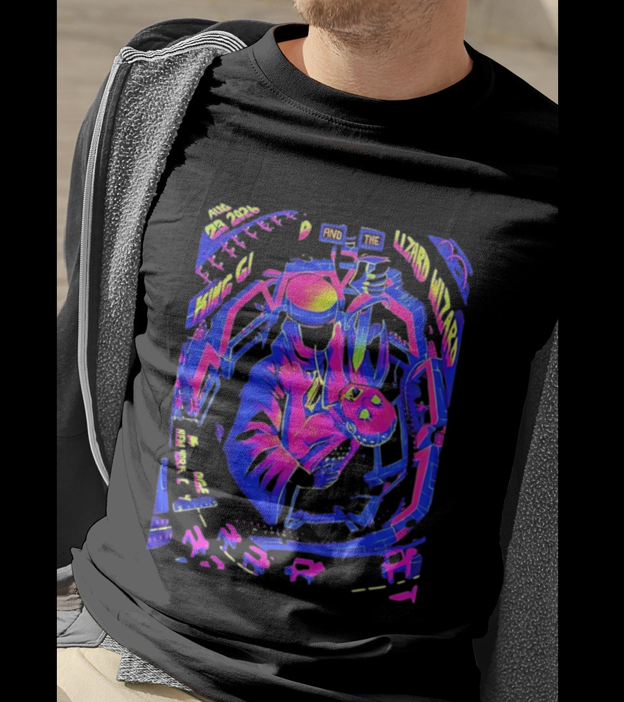 King Gizzard And The Lizard Wizard Aug 23 2024 New York City KS Bridge Concert T-Shirt