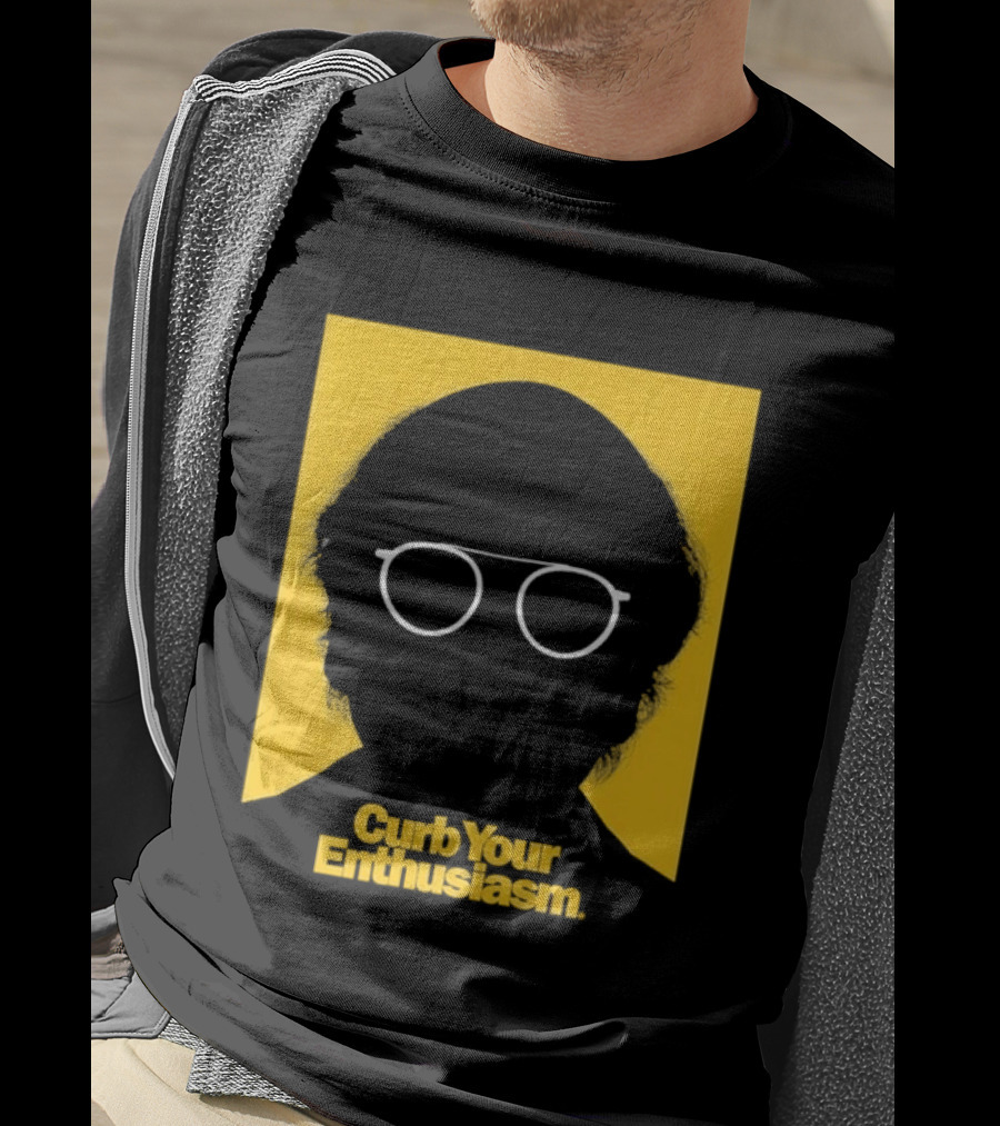 Curb Your Enthusiasm Larry David Silhouette Glasses T-Shirt