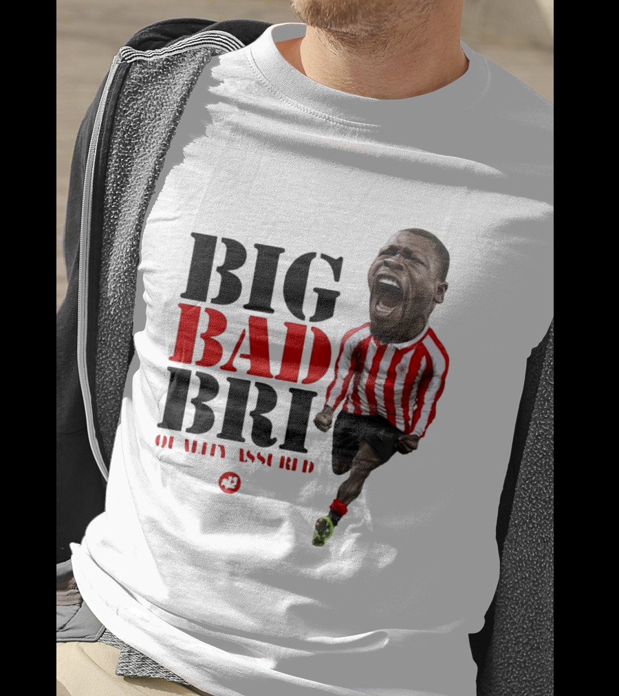 Big Bad Bri Quality Assured Sunderland AFC Caricature T-Shirt