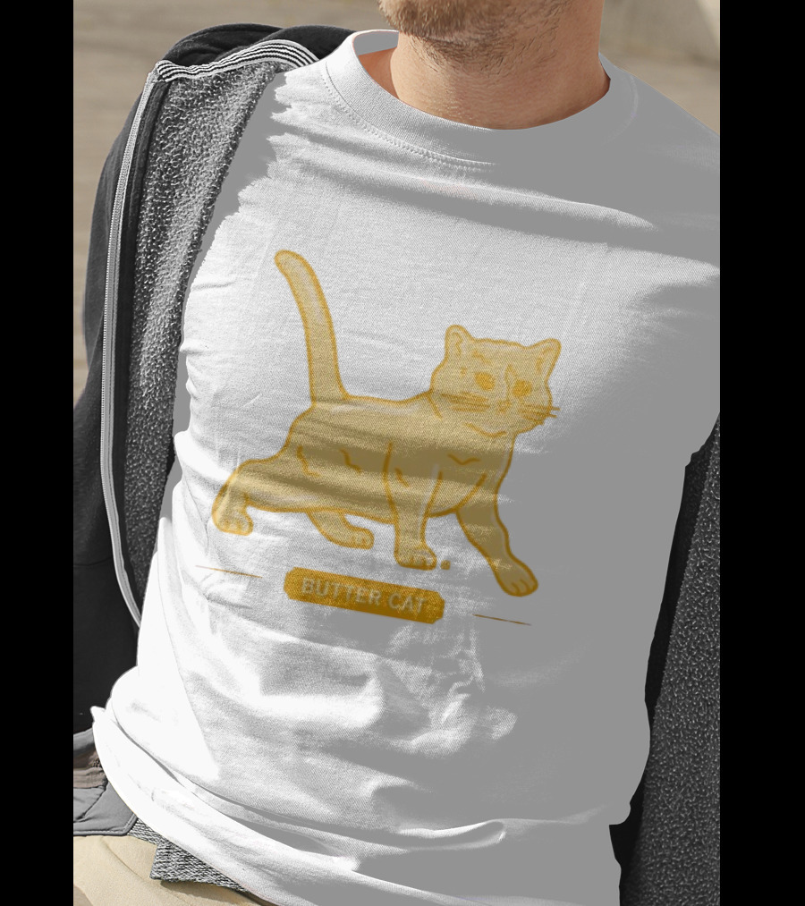 Butter Cat Animal Kitten Playful T-Shirt