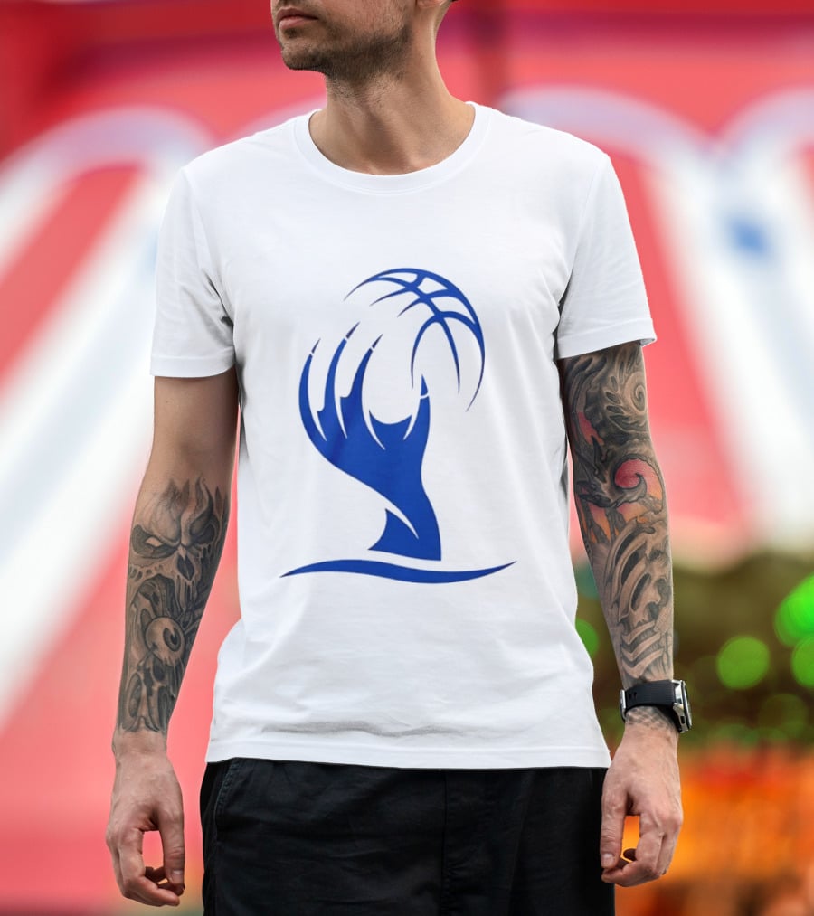 Cleveland Sirens The Claw Basketball Blue Wave T-Shirt