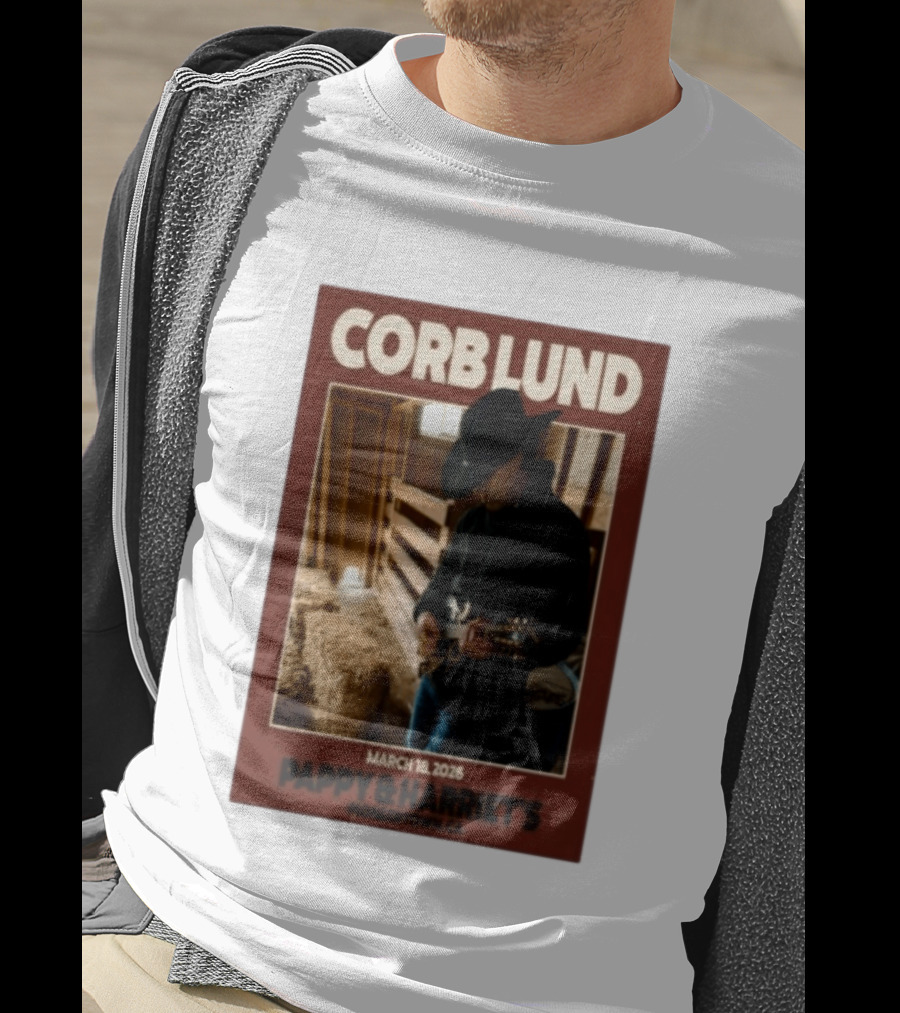Corb Lund Live At Pappy & Harriet's Pioneertown CA March 18 2026 T-Shirt