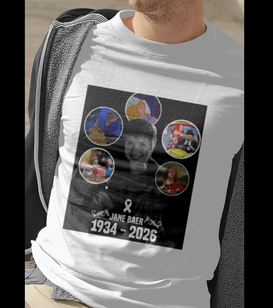 Jane Baer 1934 2026 Beauty And The Beast Sleeping Beauty Dumbo Mary Poppins Fox And The Hound Mickey Mouse T-Shirt