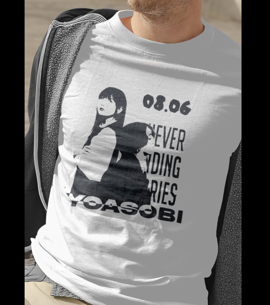 Yoasobi Never Ending Stories 08.06 J Pop Duo T-Shirt