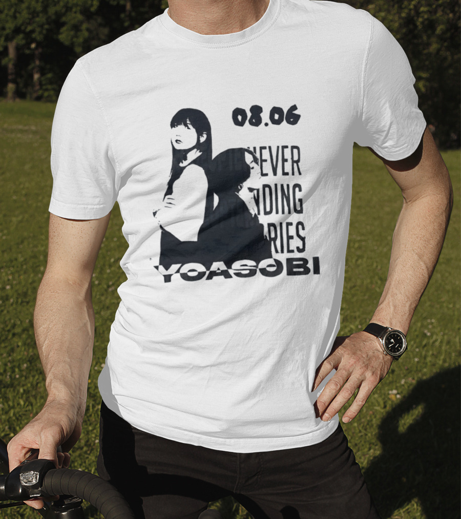 Yoasobi Never Ending Stories 08.06 J Pop Duo T-Shirt