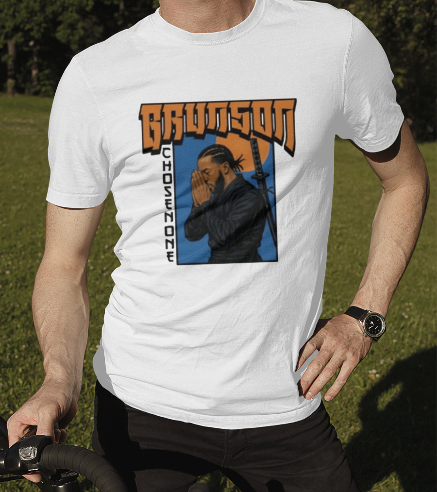 Brunson Chosen One Samurai Style Meditation And Sword T-Shirt