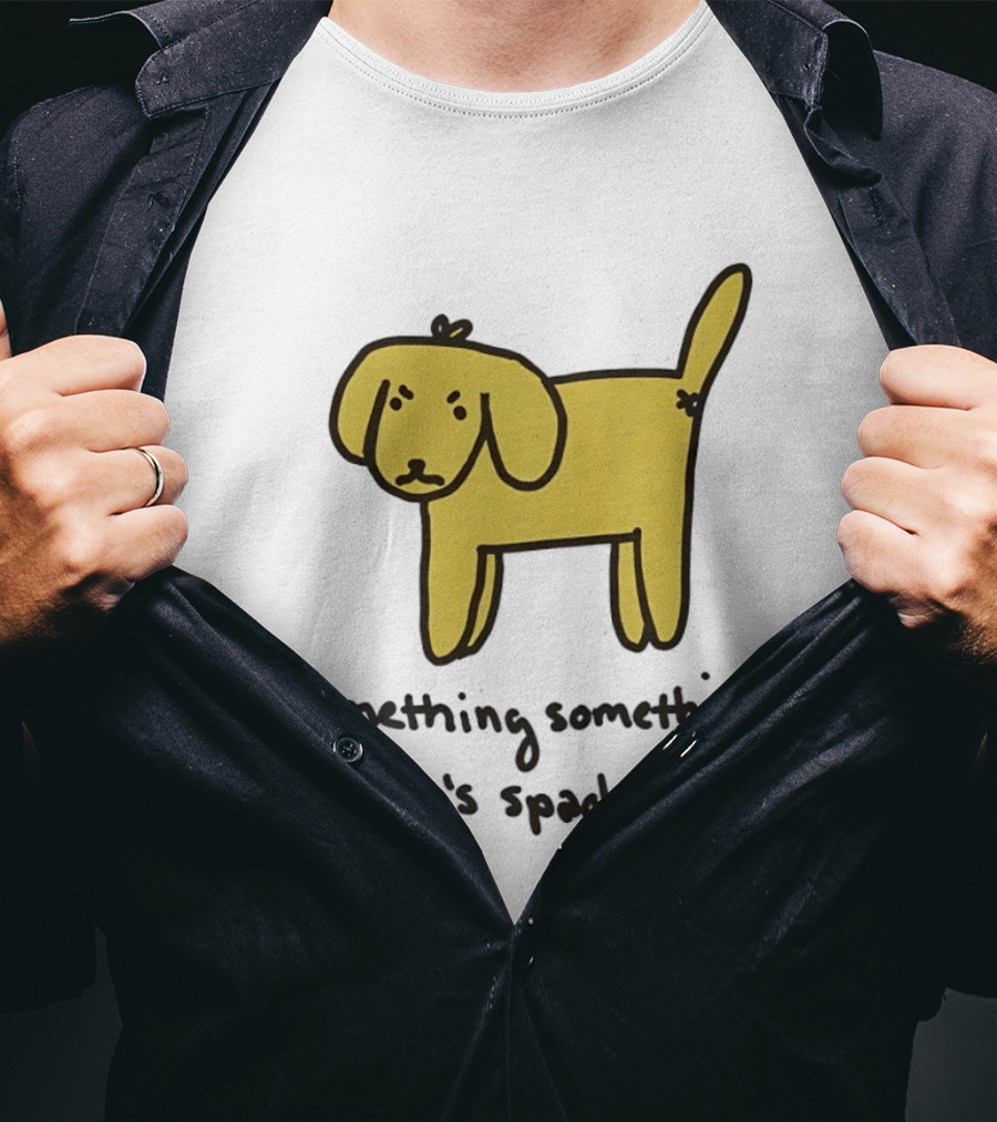 Dog Cartoon Something Something Mom's Spaghetti T-Shirt