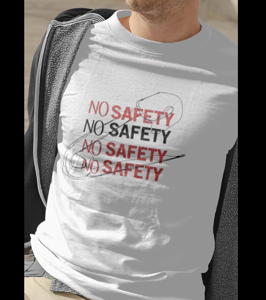 No Safety Pop Up With Safety Pin T-Shirt