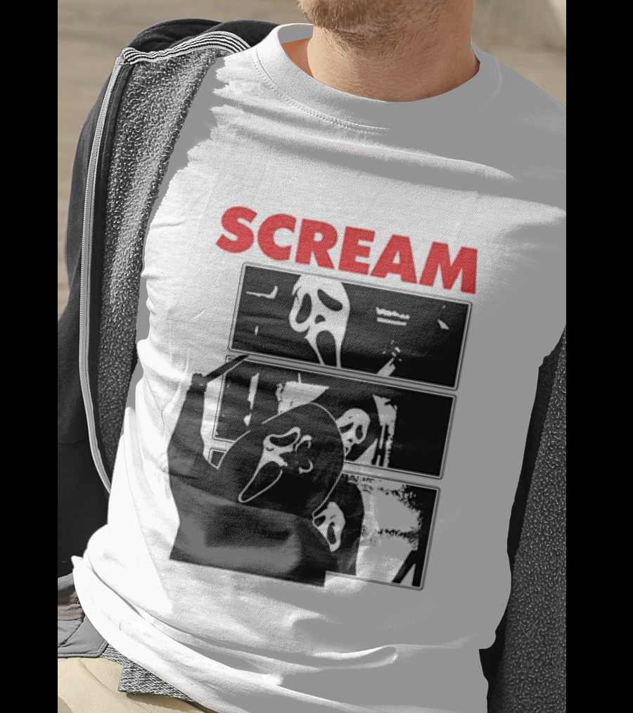 Scream Ghostface Slasher Horror Movie 90s T-Shirt