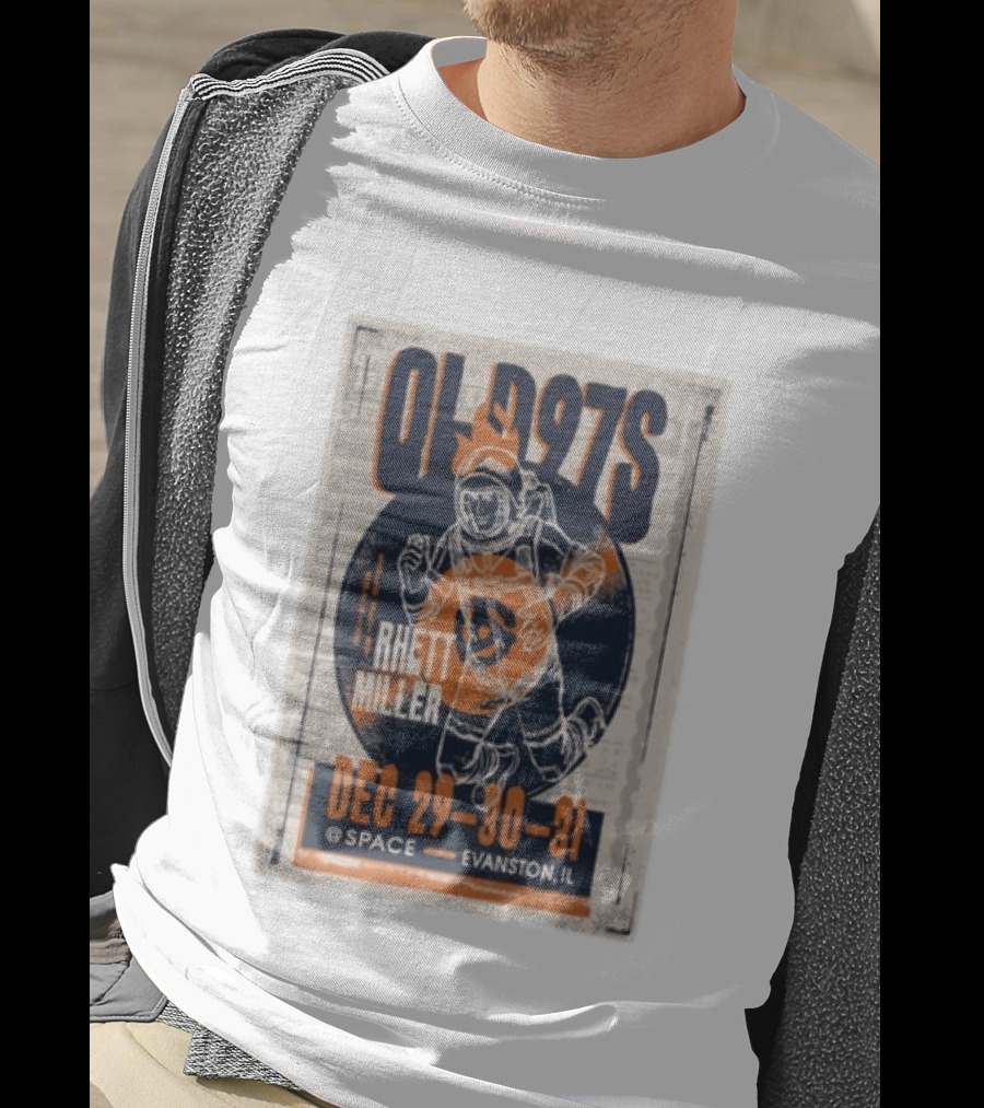 Old 97s Rhett Miller Dec 29 30 31 2025 Space Evanston Il T-Shirt