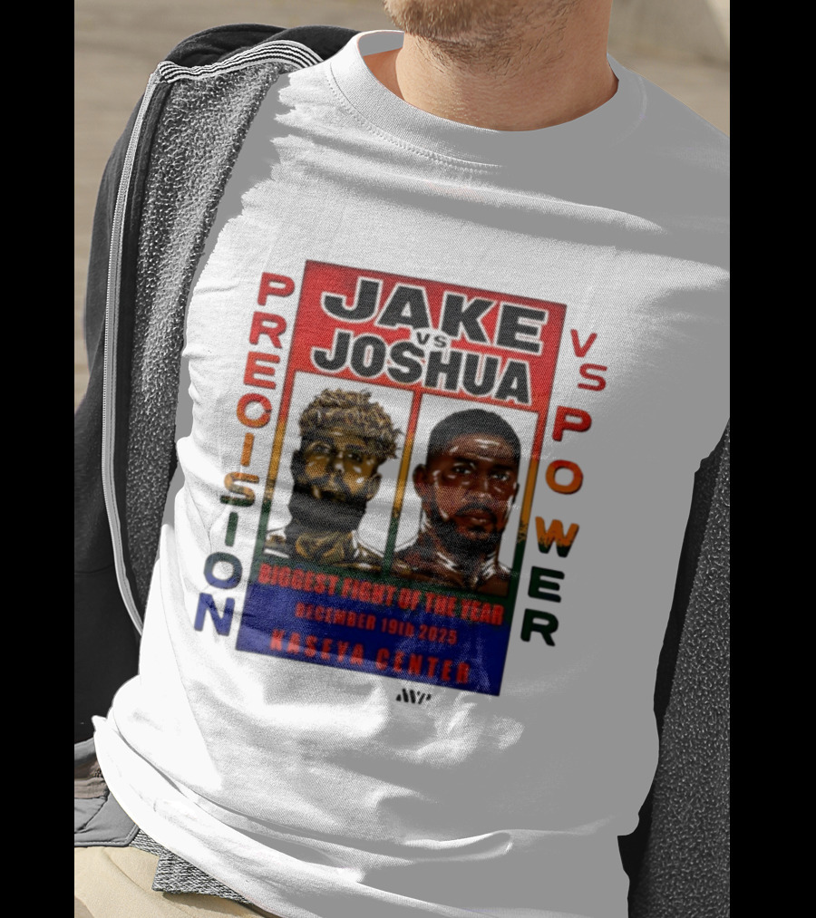 Jake Paul Vs Anthony Joshua Precision Vs Power Biggest Fight Of The Year December 19th 2025 Kaseya Center T-Shirt