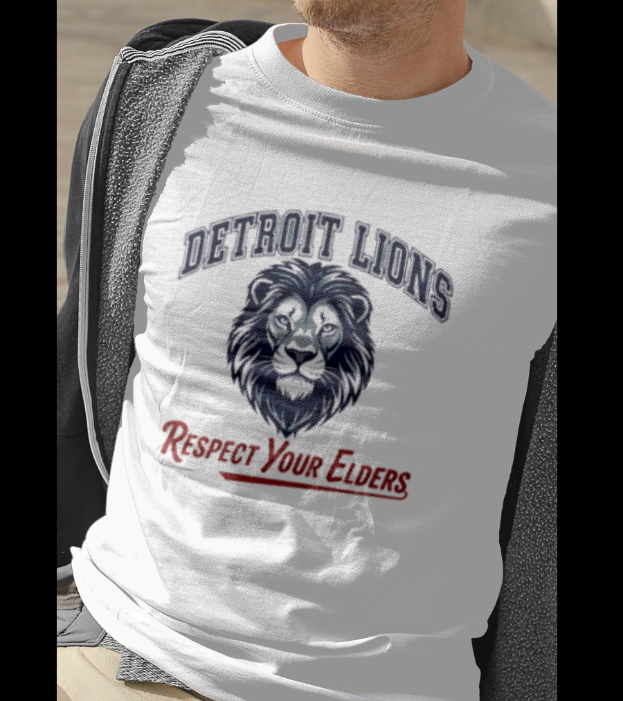 Detroit Lions Respect Your Elders T-Shirt