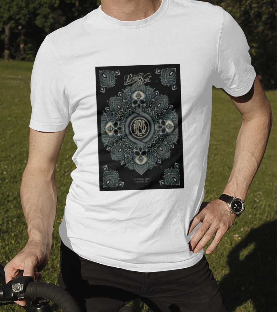 Parkway Drive Tour London UK October 4 2025 Mandala And Skull T-Shirt