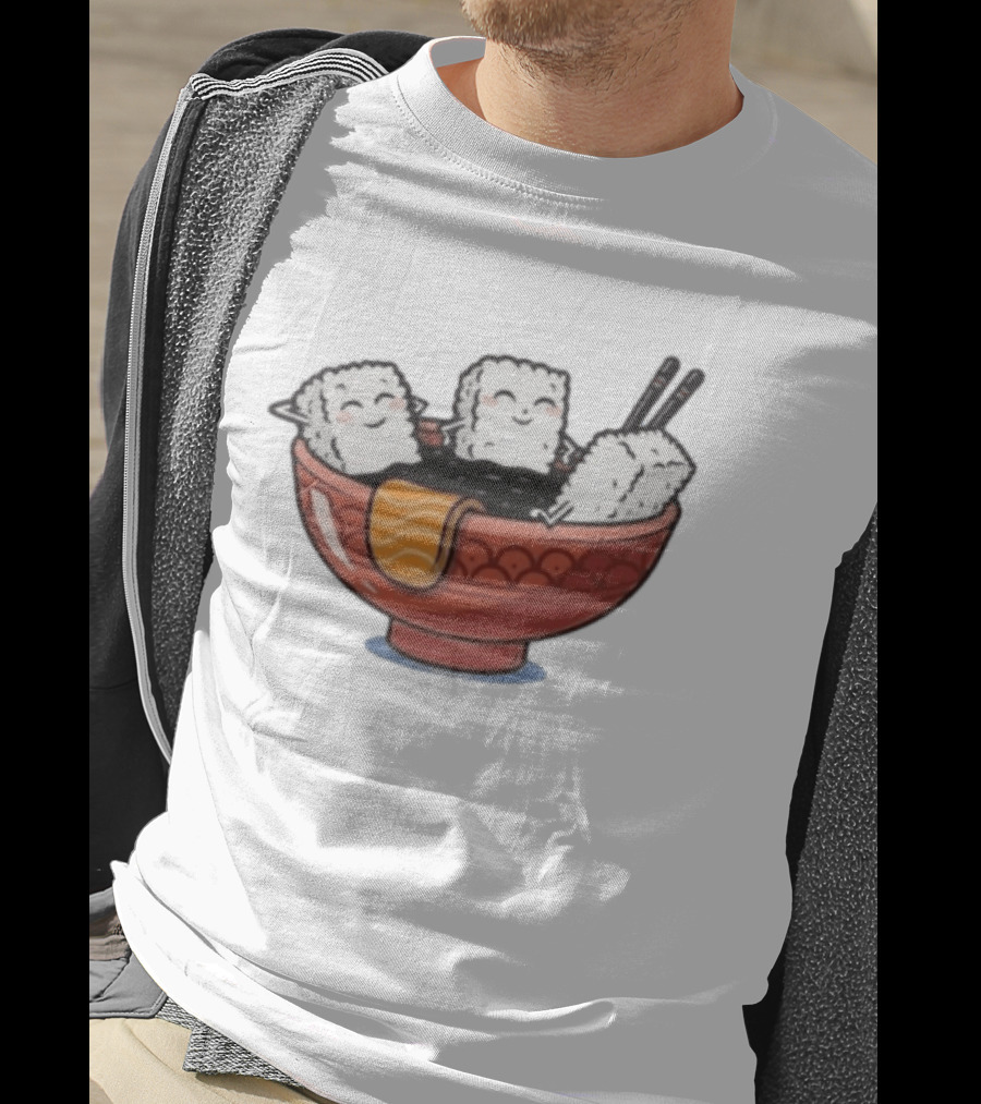 Original Sushi Relax Soaking In Soy Sauce Bowl T-Shirt
