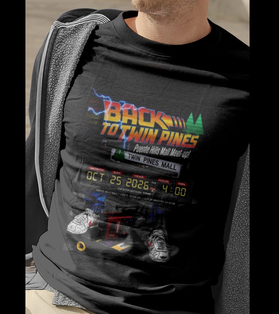 Back To Twin Pines Mall Meet Up October 25 2026 4:00 AM Puente Hills Mall T-Shirt