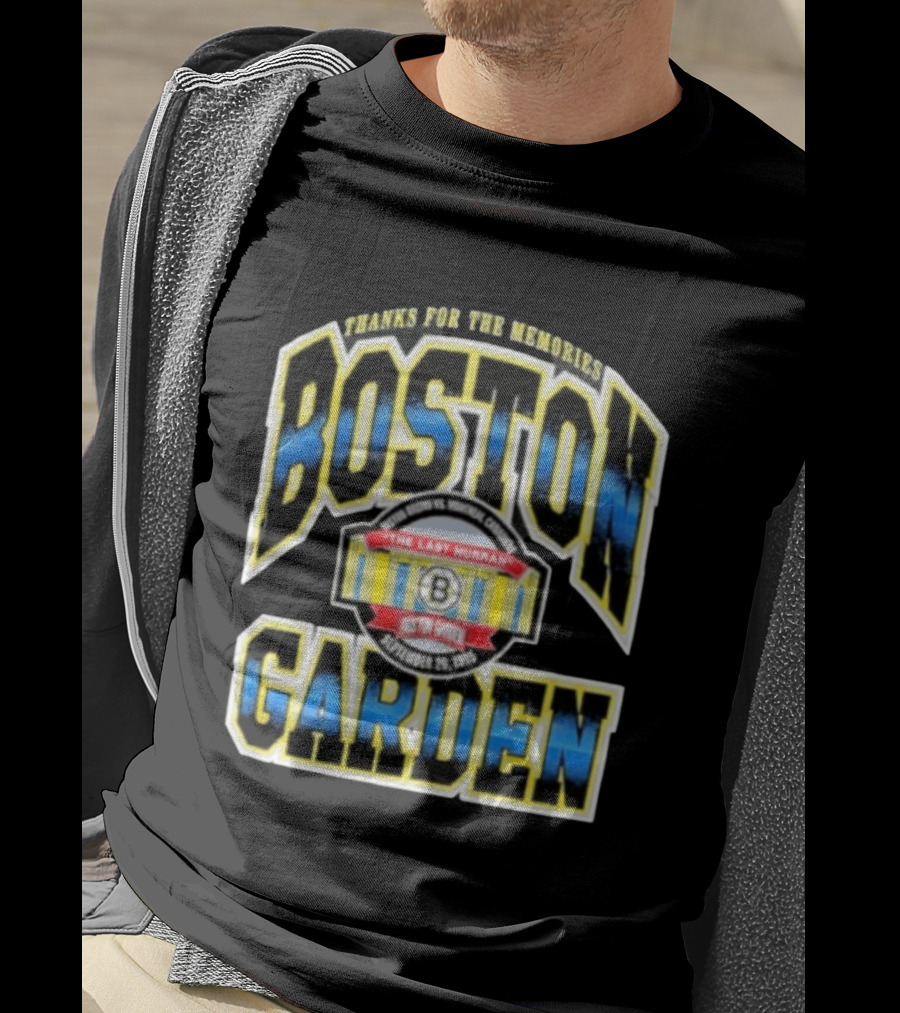 Boston Bruins Boston Garden Thanks For The Memories The Last Hurrah September 28 1995 T-Shirt