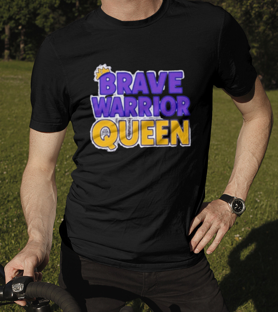 Brave Warrior Queen Crowned T-Shirt