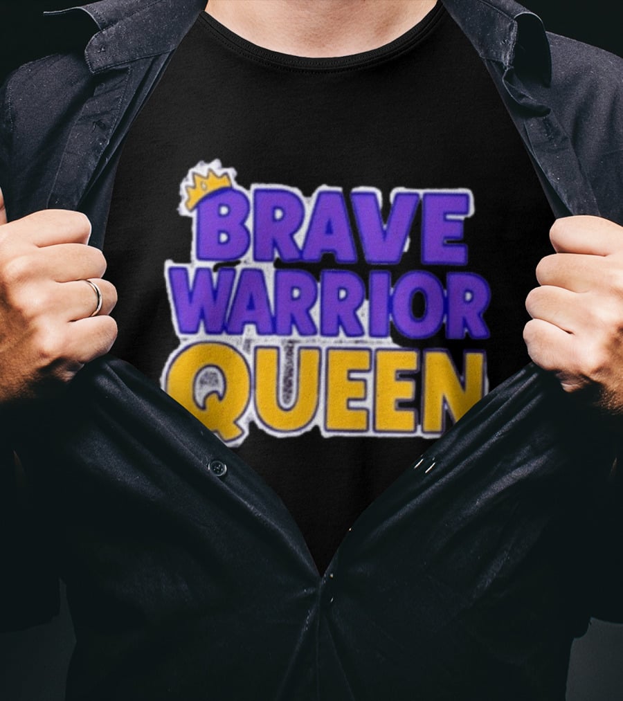 Brave Warrior Queen Crowned T-Shirt