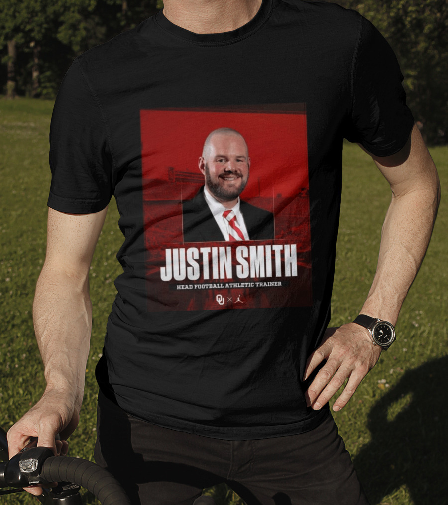 Justin Smith Oklahoma Head Football Athletic Trainer OU T-Shirt