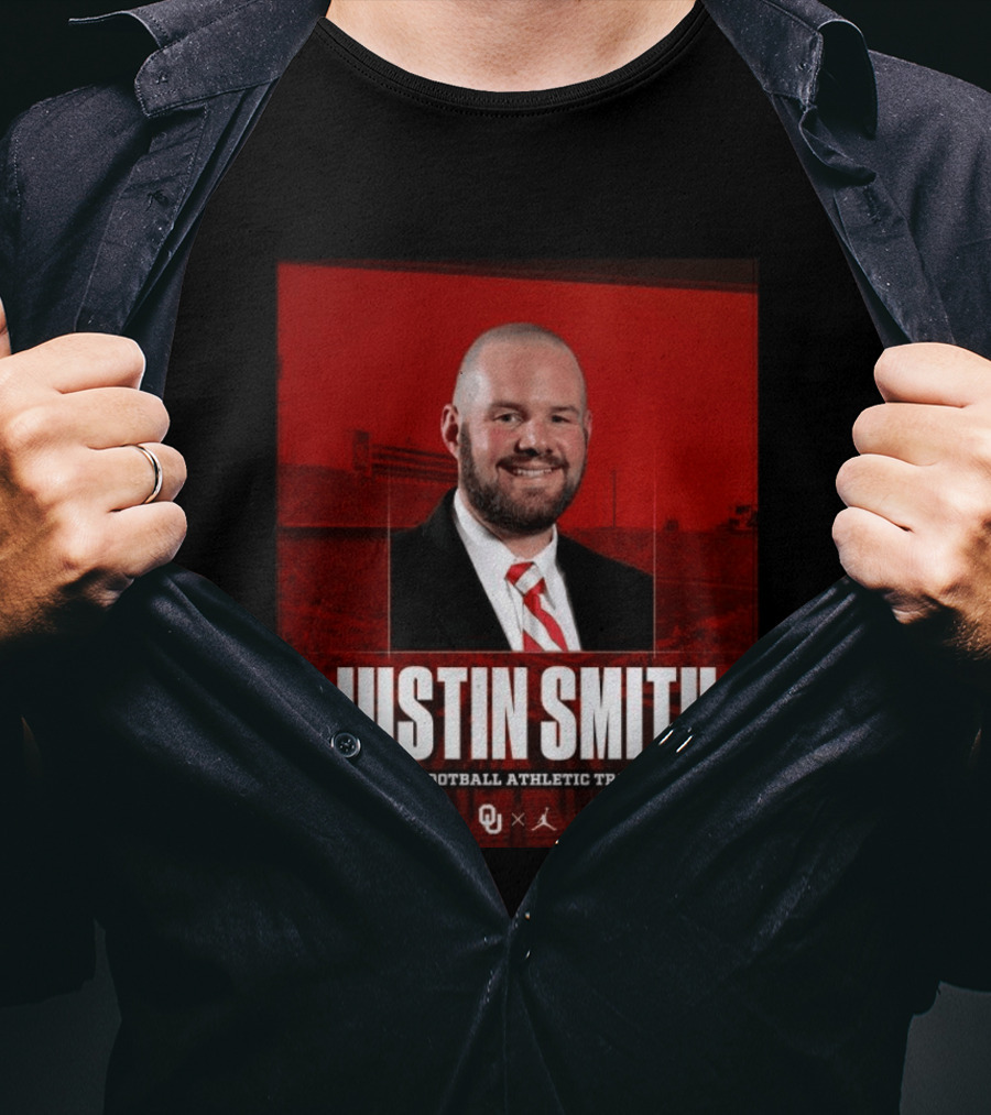 Justin Smith Oklahoma Head Football Athletic Trainer OU T-Shirt