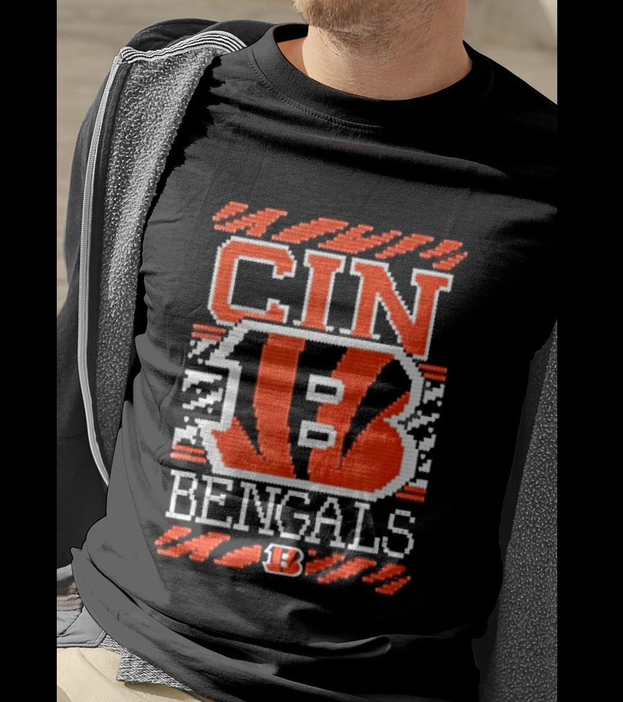 Classic Cincinnati Bengals Holiday Ugly Christmas Football Fan CIN B T-Shirt