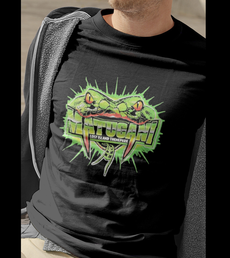 Matugani Snake Roller Lost Island Themepark Adventure T-Shirt
