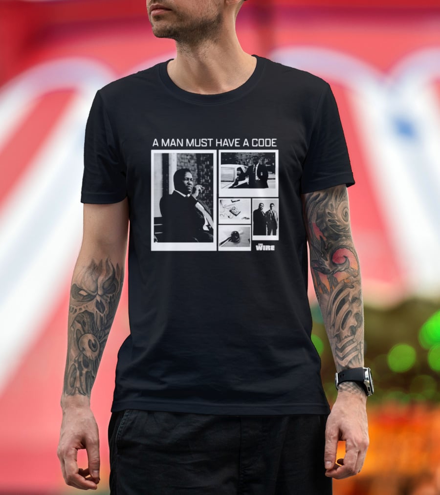 A Man Must Have A Code The Wire Oversized T-Shirt