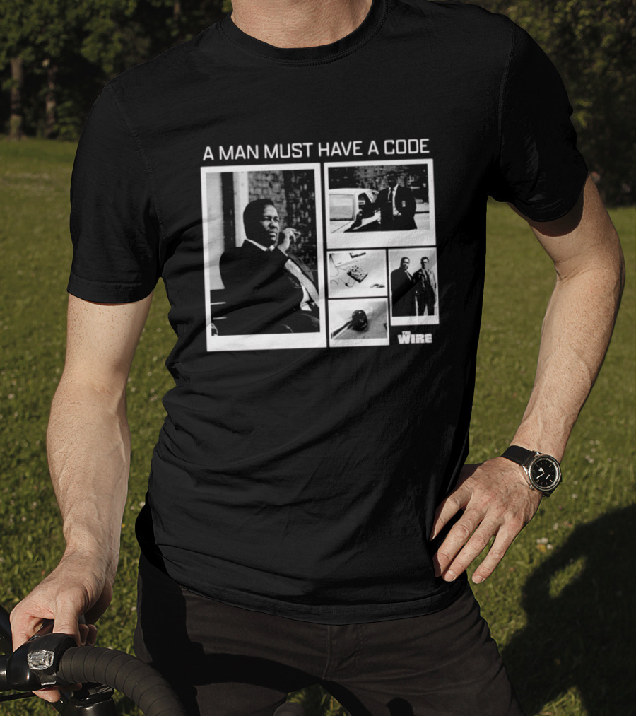 A Man Must Have A Code The Wire Oversized T-Shirt