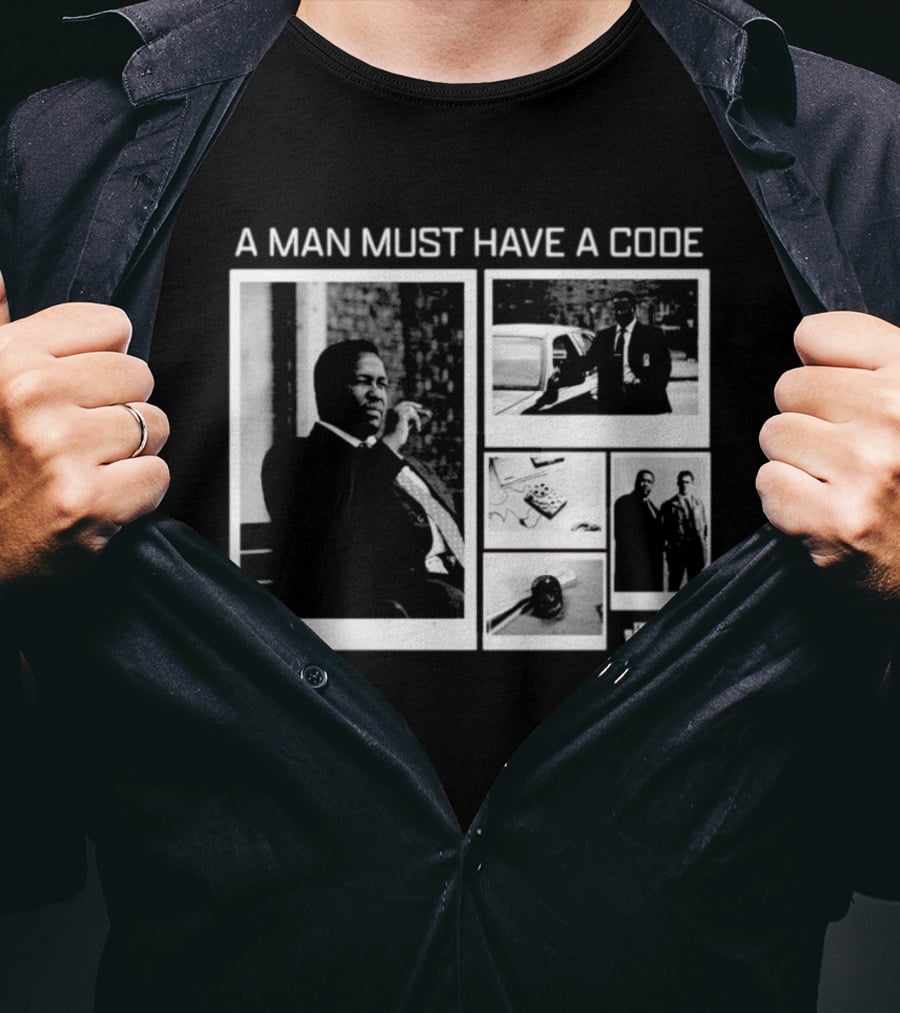 A Man Must Have A Code The Wire Oversized T-Shirt