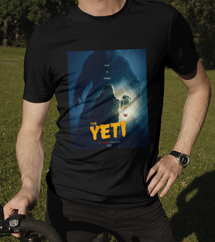 Fear Is Primal The Yeti A Shudder Exclusive AMC Lantern Shadowy Figure T-Shirt