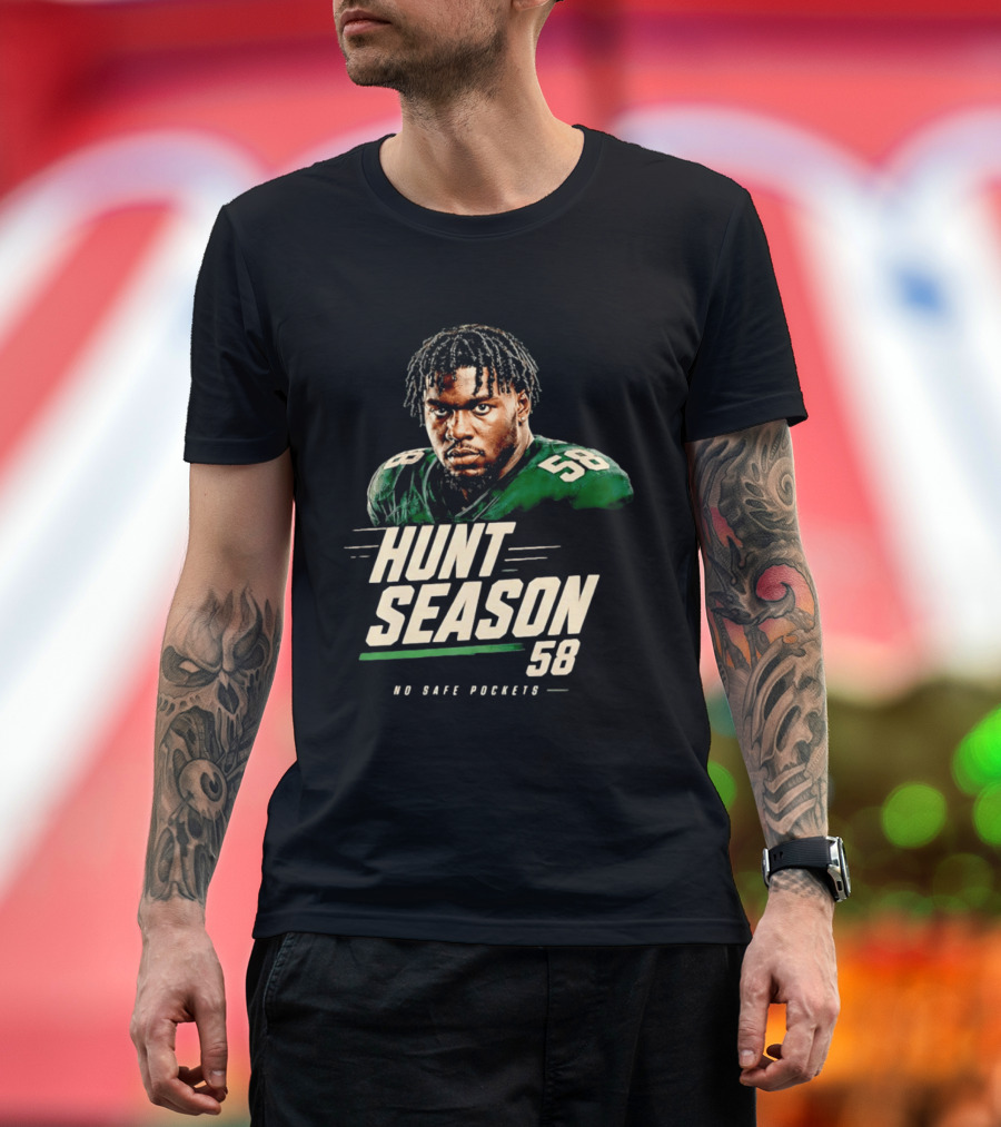 Nolan Smith Hunt Season 58 No Safe Pockets Philadelphia Eagles T-Shirt
