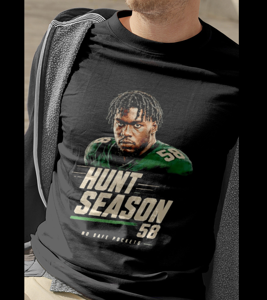 Nolan Smith Hunt Season 58 No Safe Pockets Philadelphia Eagles T-Shirt