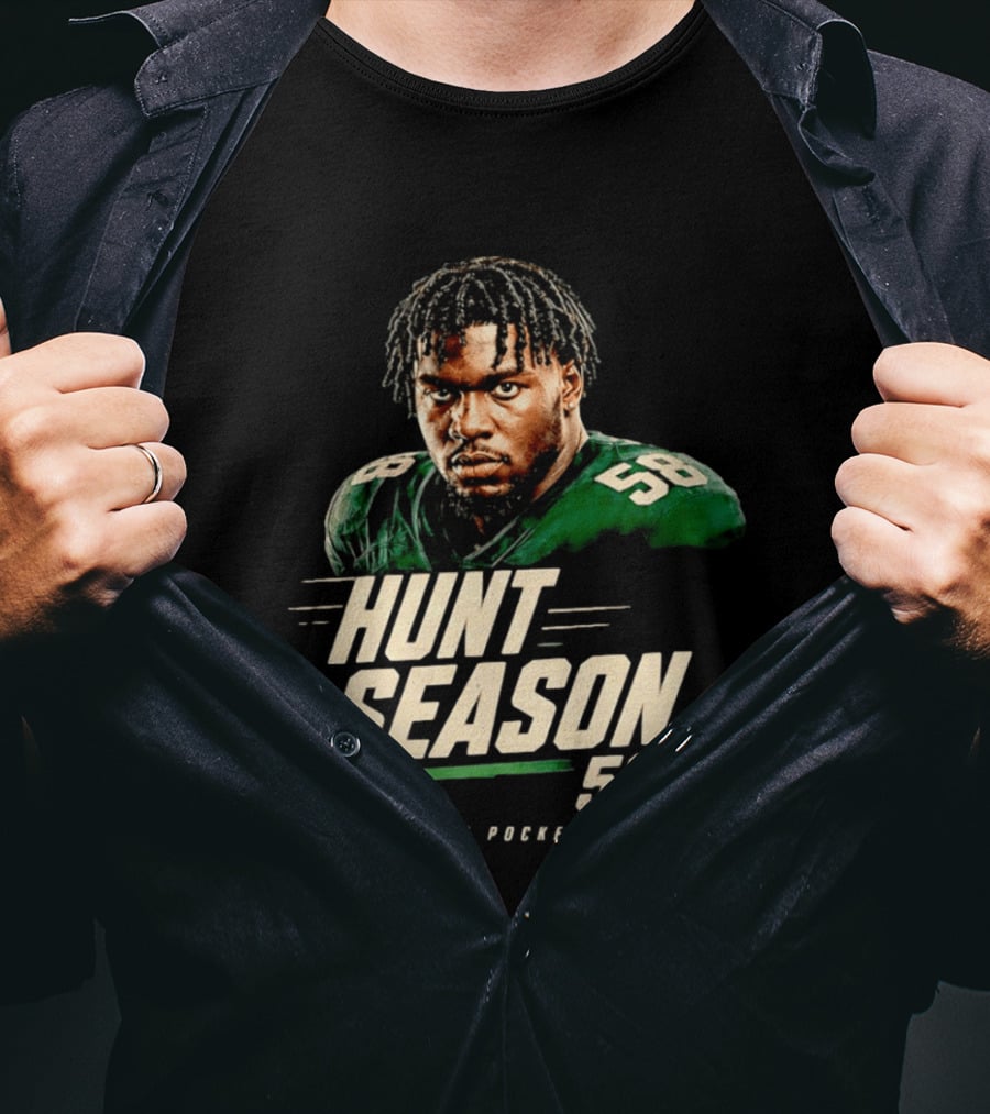 Nolan Smith Hunt Season 58 No Safe Pockets Philadelphia Eagles T-Shirt