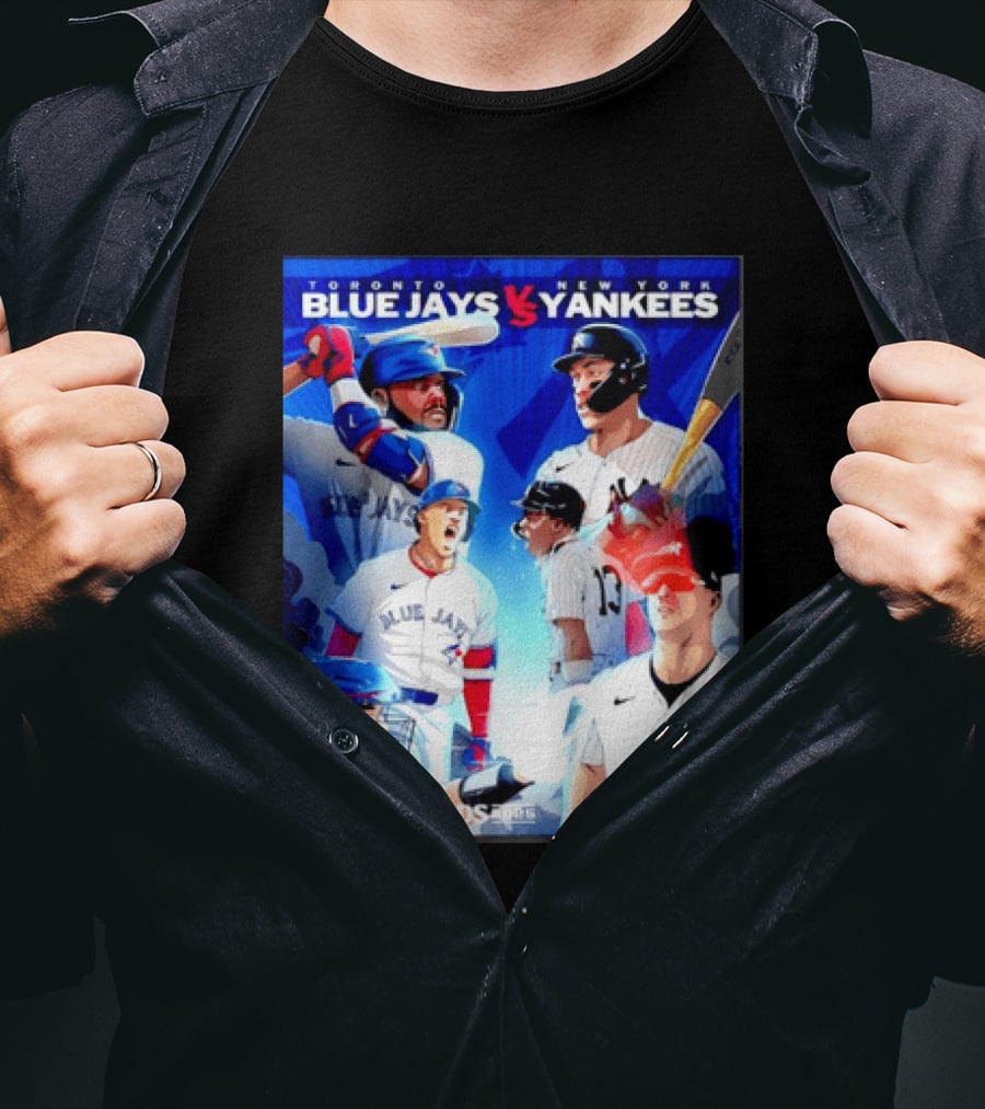 Toronto Blue Jays Vs New York Yankees ALDS 2025 MLB Showdown T-Shirt