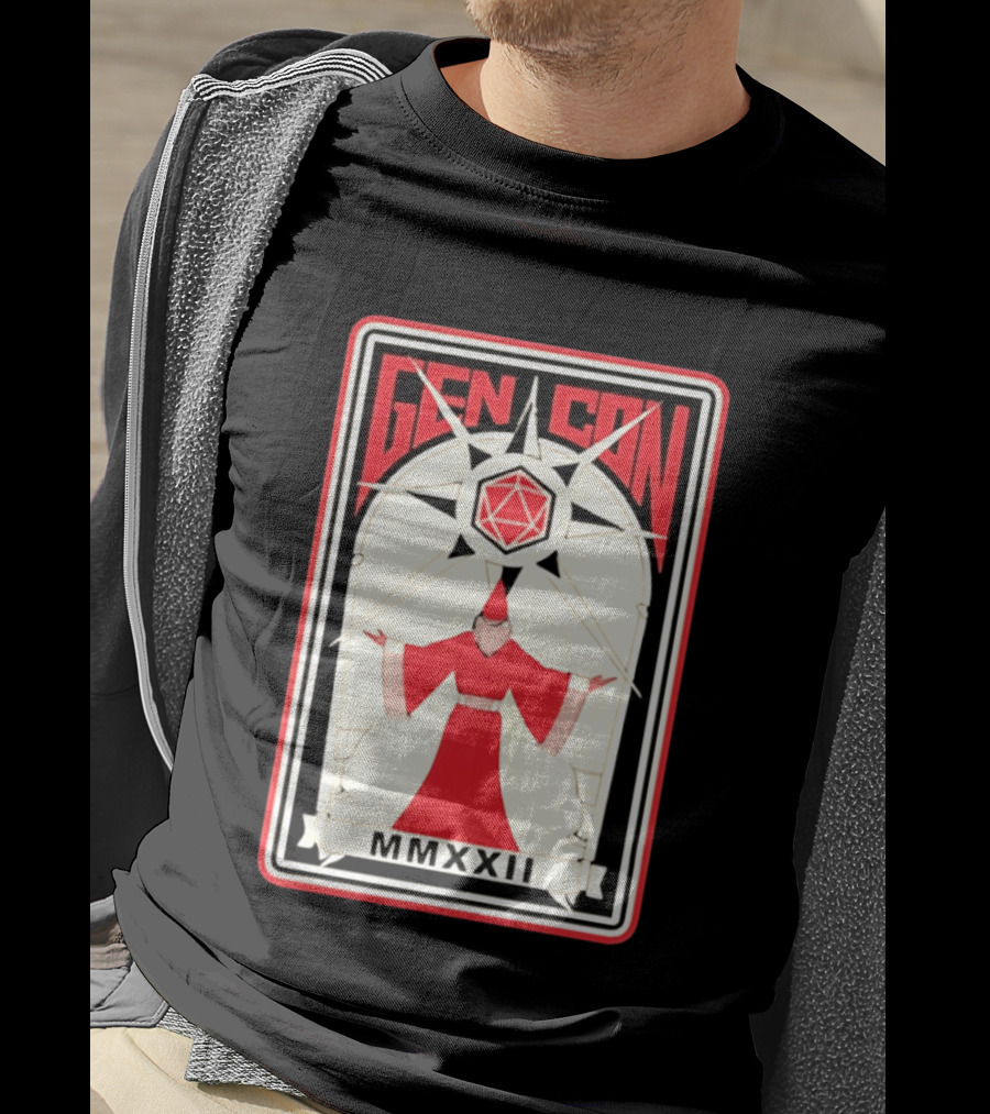 Gen Con MMXXII Wizard D20 Gaming Dungeons And Dragons T-Shirt