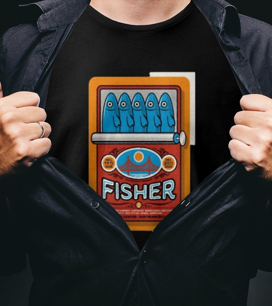 Fisher Moscone Center San Francisco December 19 20 2025 Vintage Pop T-Shirt